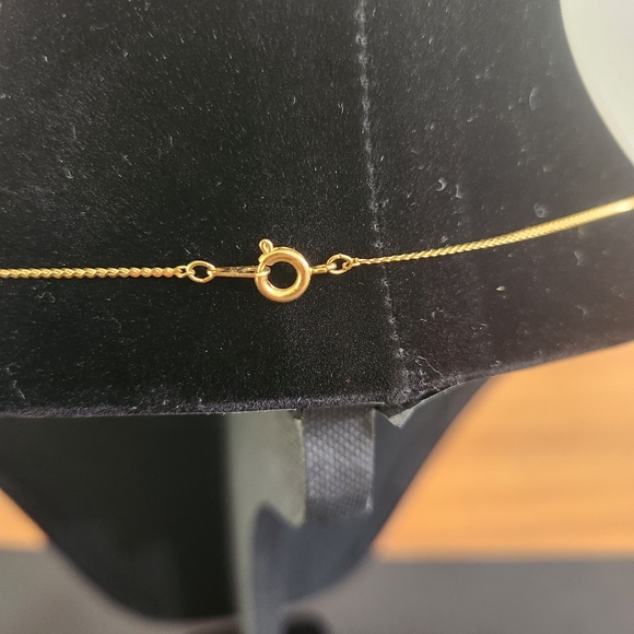 Vintage Style Long Beaded Necklace in Blue White Gold Made in Korea - Picture 8 of 8